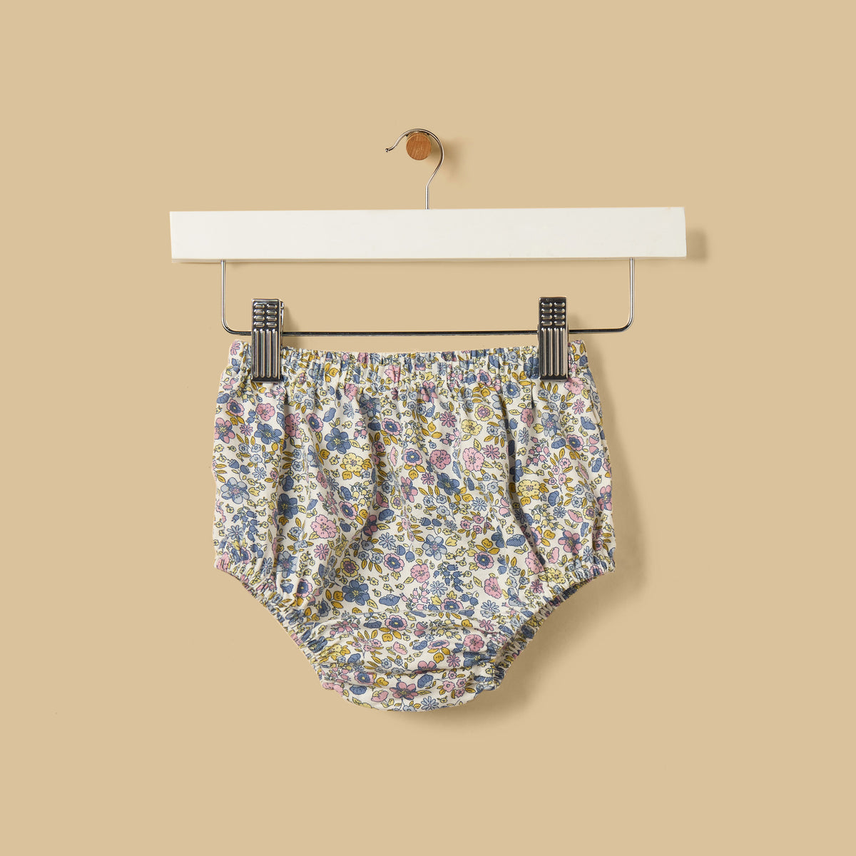 Floral Print Tiered Dress with Bloomers