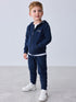 Navy Tracksuit Set 3 Piece