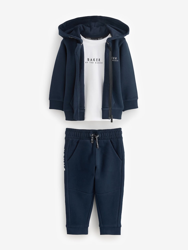 Navy Tracksuit Set 3 Piece
