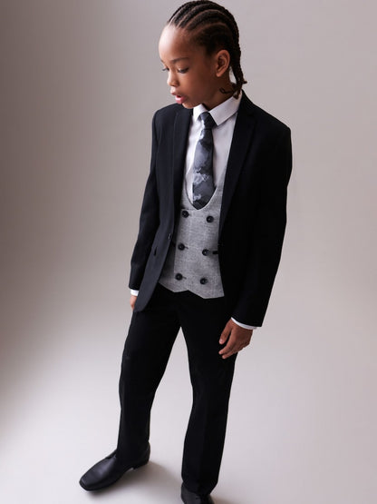 Black Suit Trousers (3-16yrs) - Black Suit / 10 Years (140cm)