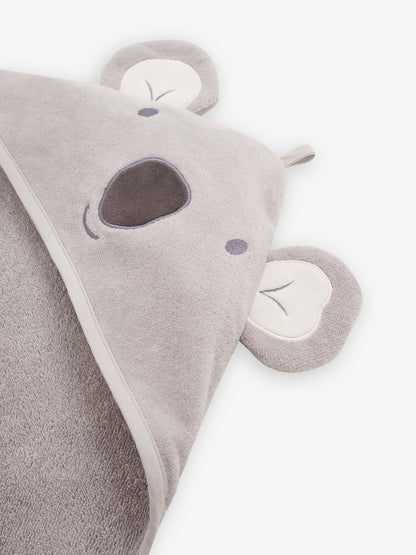 JoJo Maman Bébé Grey Koala Character Hooded Towel - Size One
