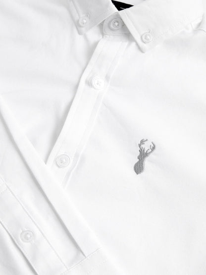Blue &amp; White 2 Pack Oxford Shirt (3-16yrs)