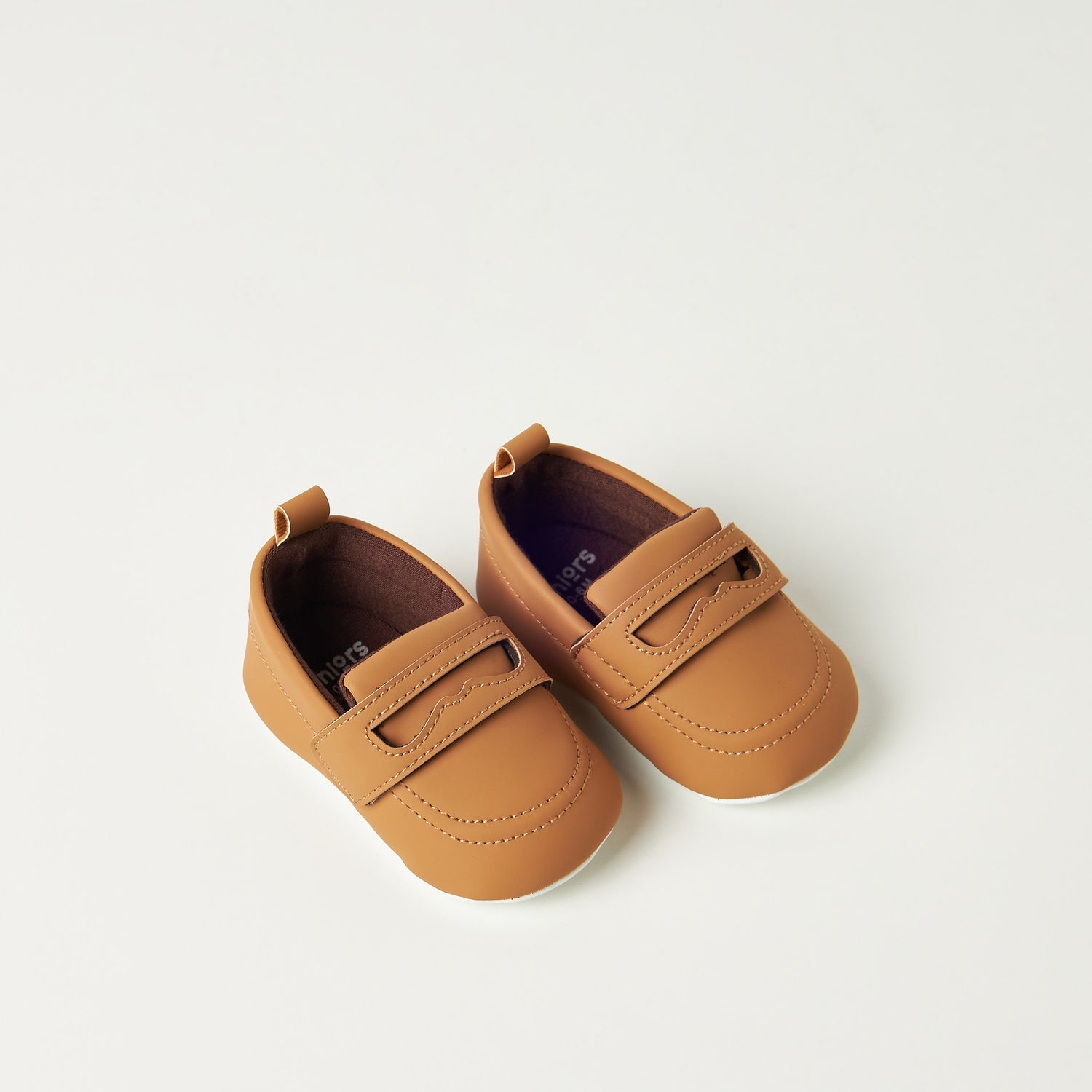 Juniors Solid Booties with Hook and Loop Closure