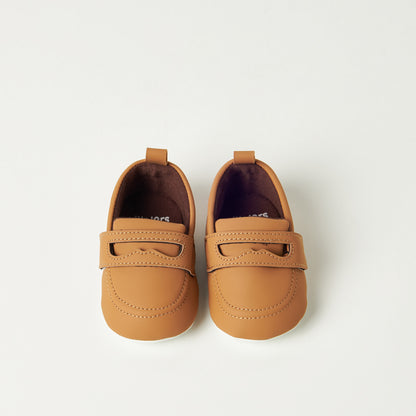 Juniors Solid Booties with Hook and Loop Closure