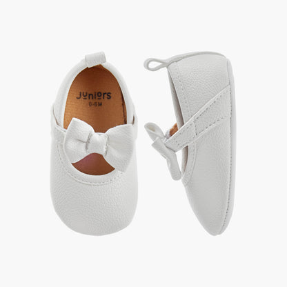 Juniors Booties with Slip-On, Bow Accent