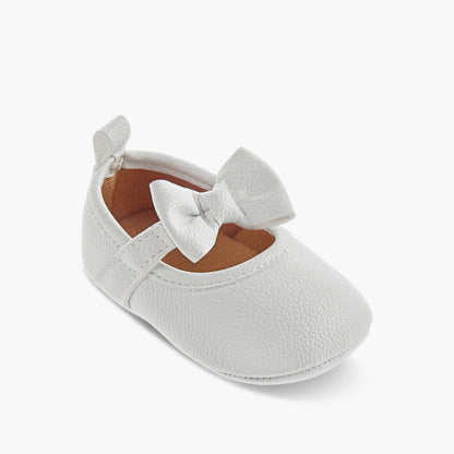 Juniors Booties with Slip-On, Bow Accent