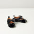 Juniors Solid Booties with Bow Accent and Hook and Loop Closure - Black / 12-18 mths