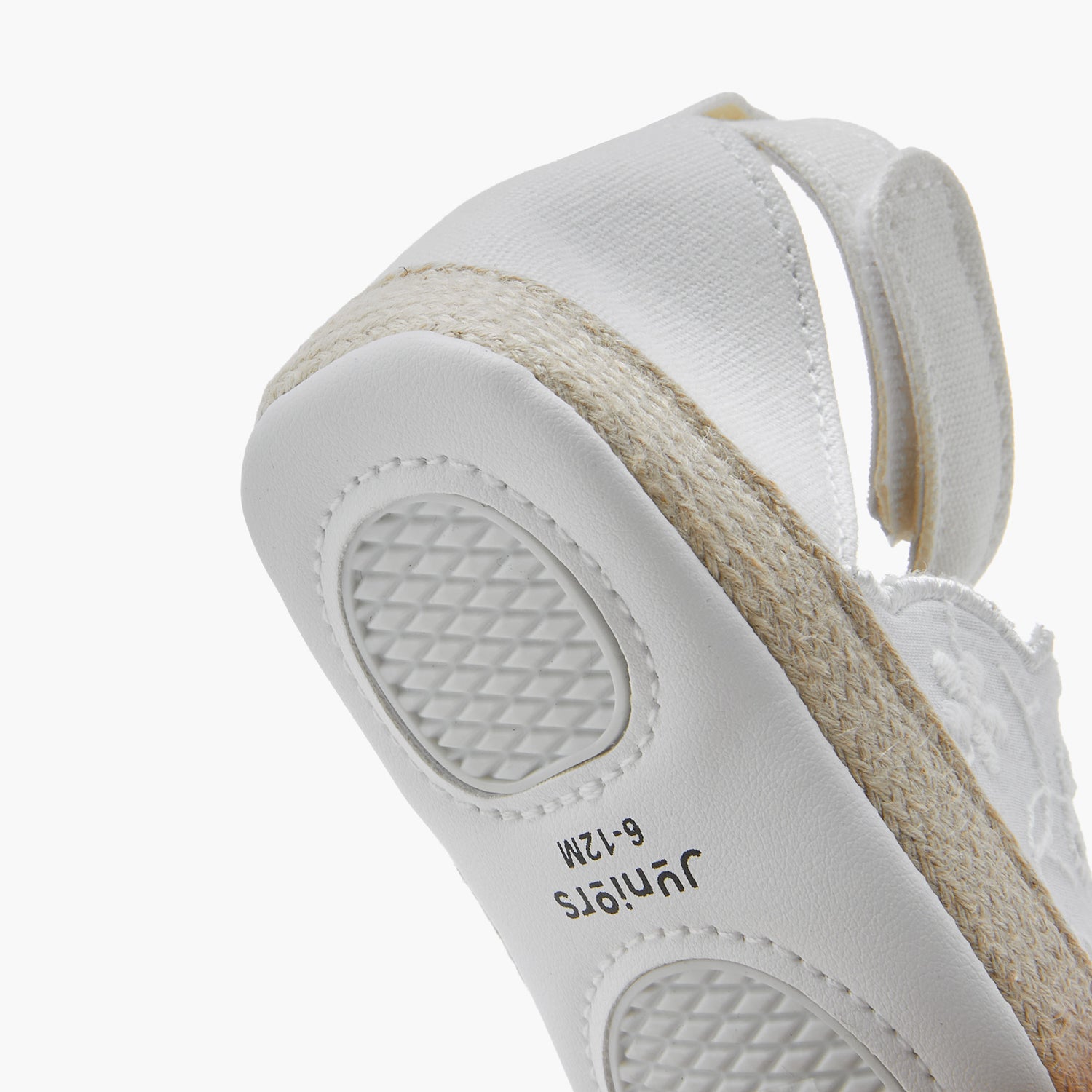 Juniors Soft Shoes with Hook and Loop Closure, Embroidered Design
