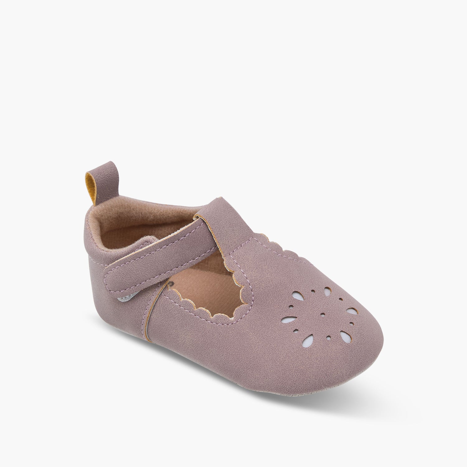 Juniors Booties with Hook and Loop Closure, Cutout Design