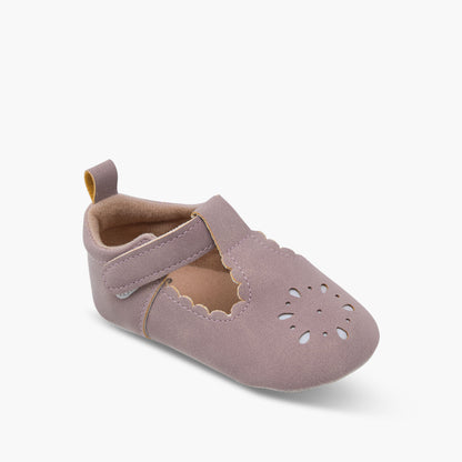 Juniors Booties with Hook and Loop Closure, Cutout Design