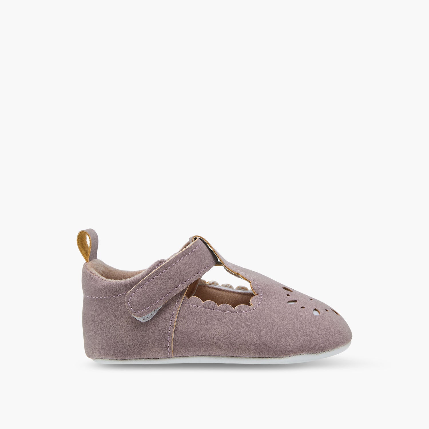 Juniors Booties with Hook and Loop Closure, Cutout Design