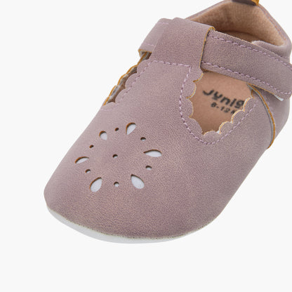 Juniors Booties with Hook and Loop Closure, Cutout Design