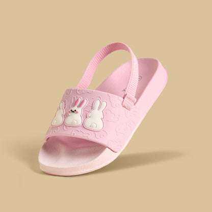 Bunny Applique Slides with Backstrap