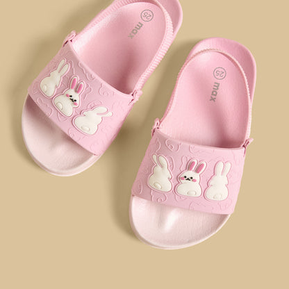 Bunny Applique Slides with Backstrap