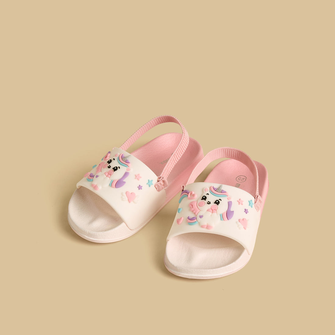 Unicorn Applique Slides