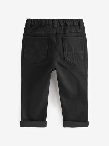 Black Denim Regular Fit Comfort Stretch Jeans (3mths-7yrs)