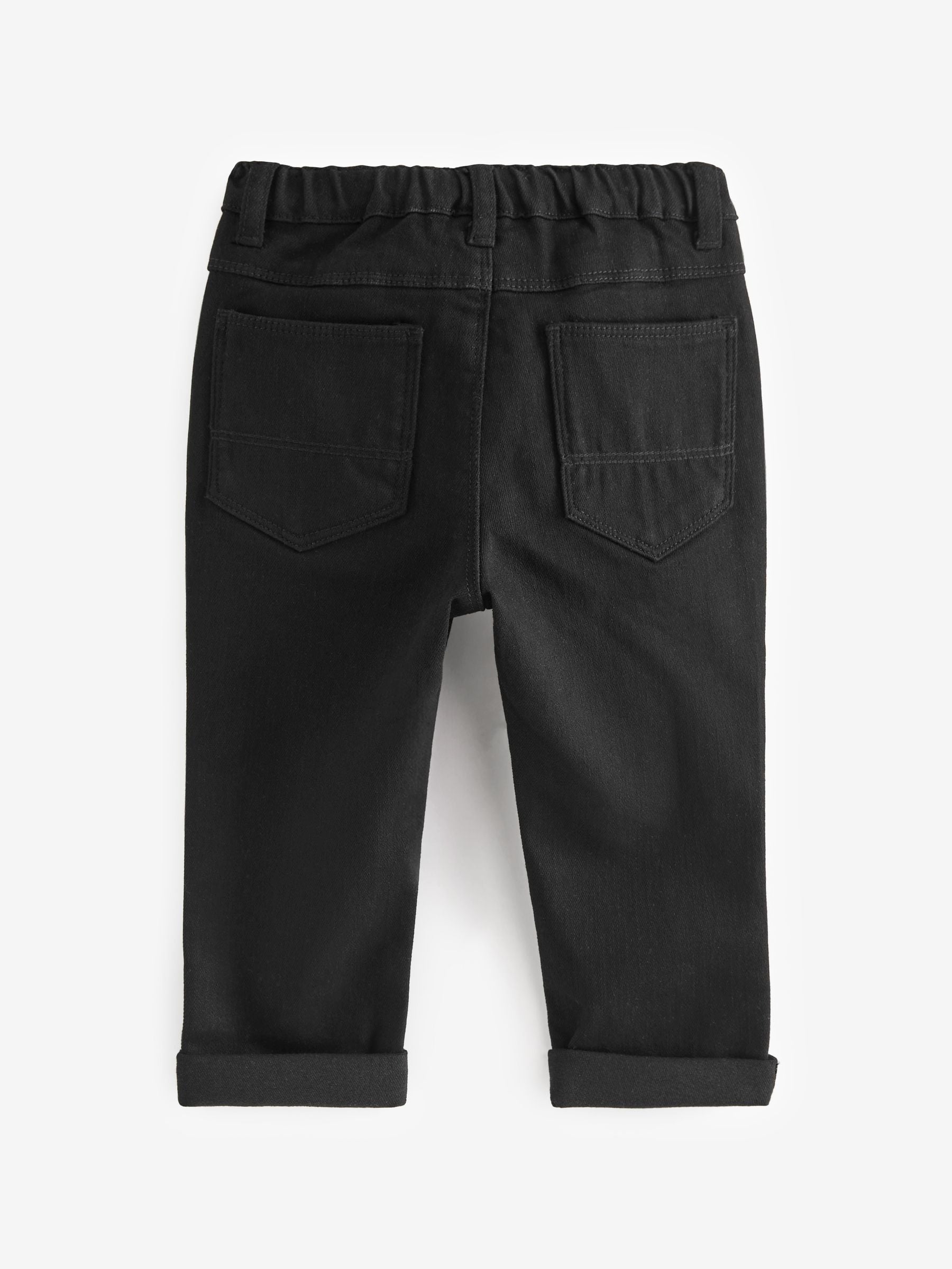 Black Denim Regular Fit Comfort Stretch Jeans (3mths-7yrs) - Size 3-6 Months (62-68cm)