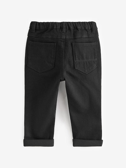 Black Denim Regular Fit Comfort Stretch Jeans (3mths-7yrs) - Size 3-6 Months (62-68cm)
