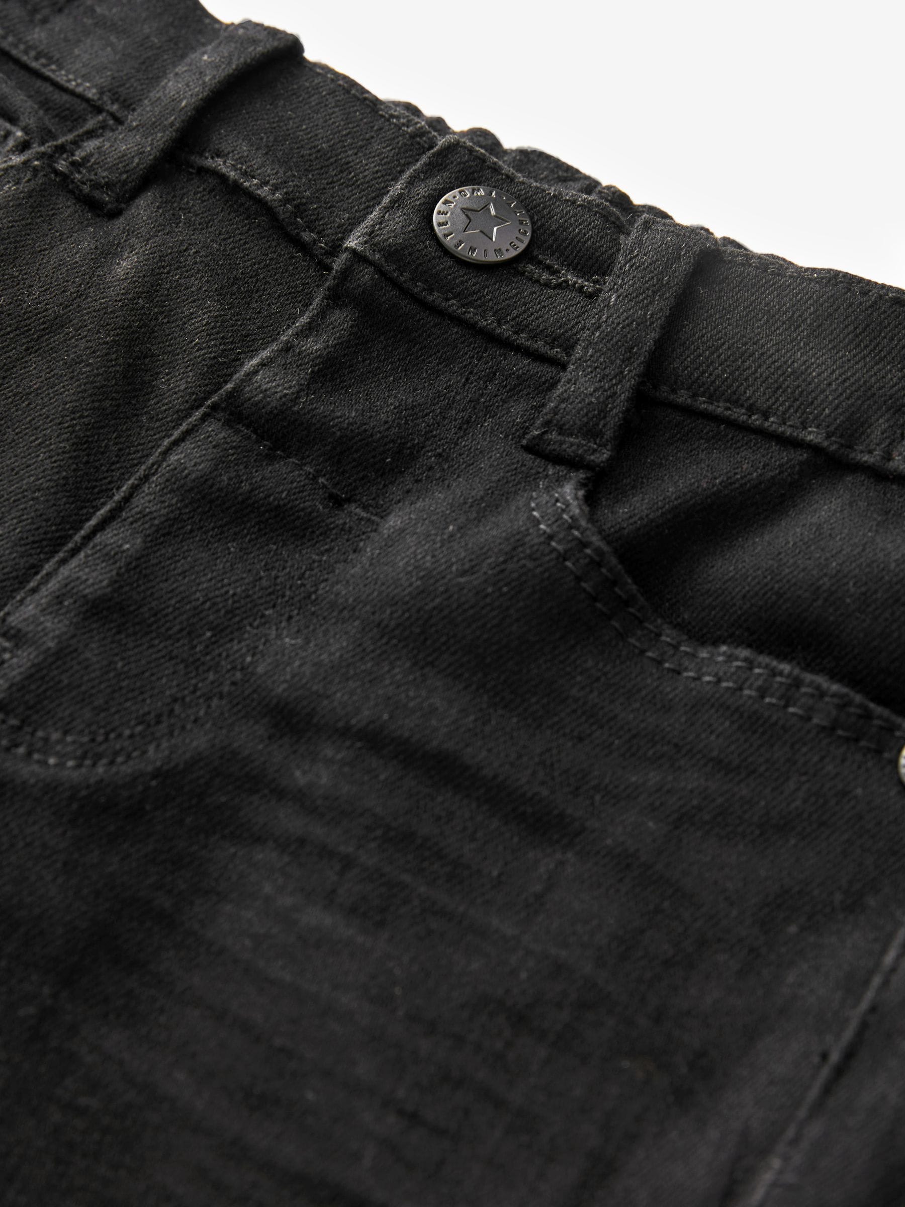 Black Denim Regular Fit Comfort Stretch Jeans (3mths-7yrs) - Size 3-6 Months (62-68cm)