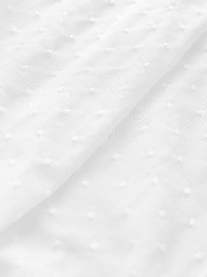 White 40 Denier Spot Tights - Size Up To 6 Months (50 - 68cm)