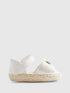 River Island White Broderie Espadrille Sandals