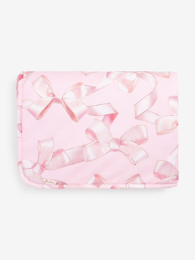 Baker by Ted Baker All-Over Bow Print Blanket