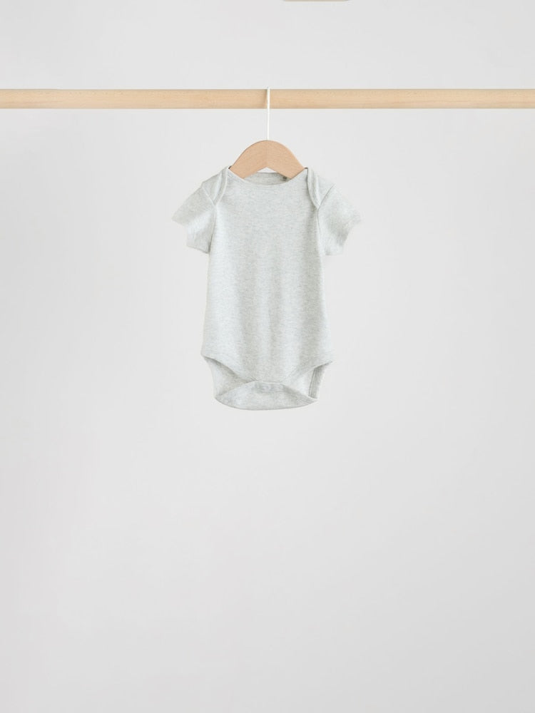 Neutral Baby Essential Short Sleeve Bodysuits 5 Pack