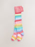 Multicolour Cotton Rich Rainbow Stripe Tights - Size Up To 6 Months (50 - 68cm)