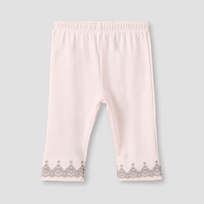 Giggles Cotton Henley Neck Long Sleeve Pyjama Set with Embroidery
