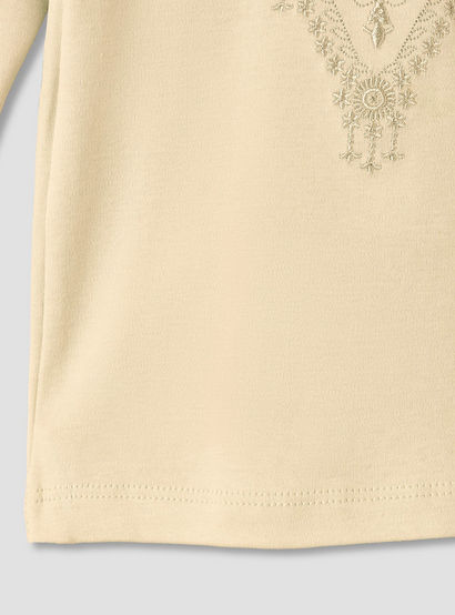 Giggles Cotton Mandarin Collar Long Sleeves Pyjama Set with Embroidery-baby-boys-clothing-nightwear-pyjamasets-image-8