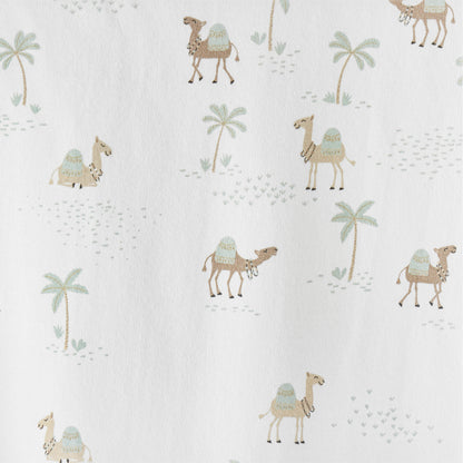 Juniors Receiving Blanket with Camel Print