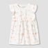 Juniors Round Neck Sleeveless Dress with Snap Button Closure - White / 12-18 mths