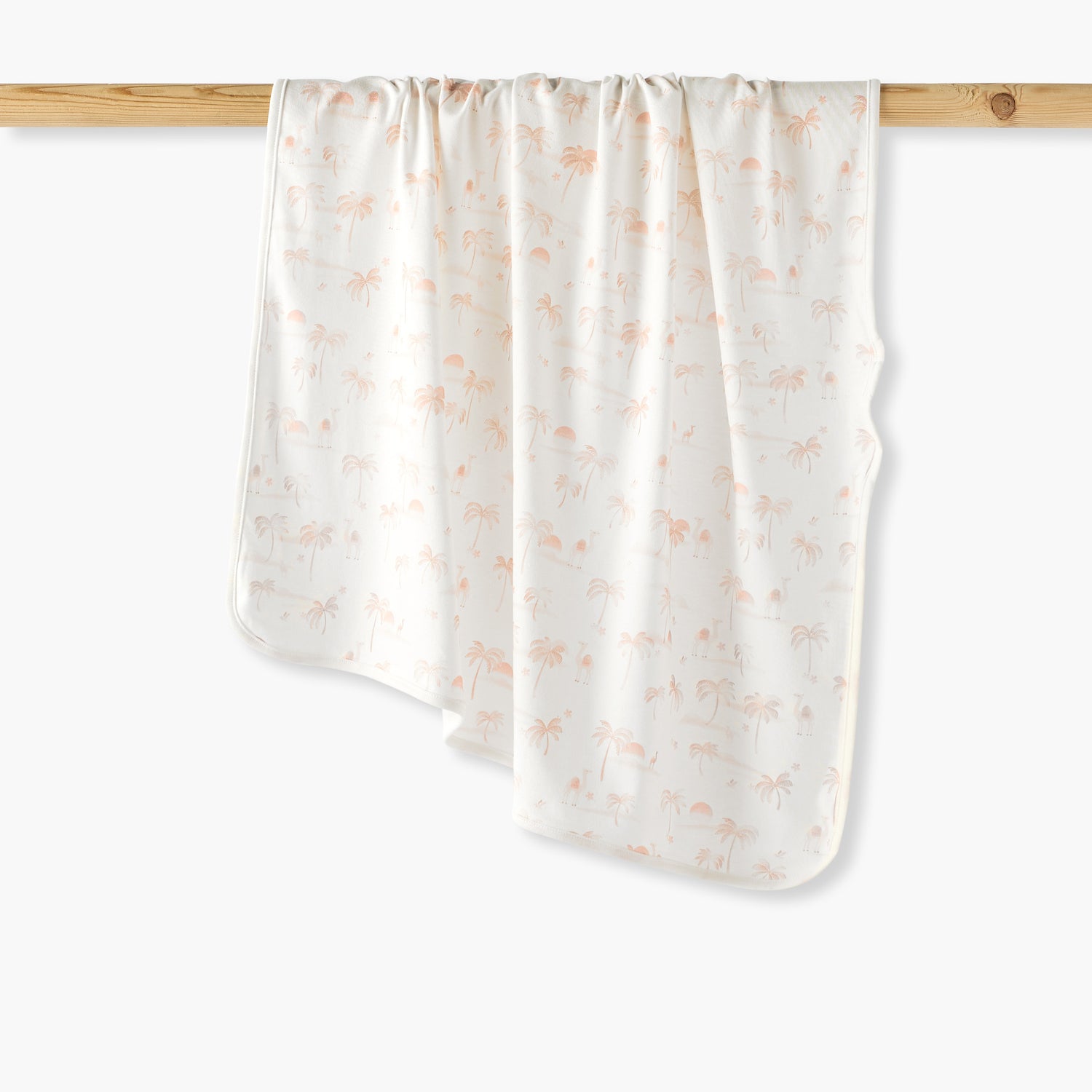 Juniors Receiving Blanket with Desert Print - Cream / 0-6 mths