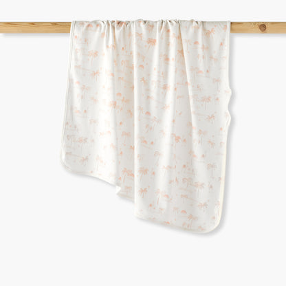 Juniors Receiving Blanket with Desert Print - Cream / 0-6 mths