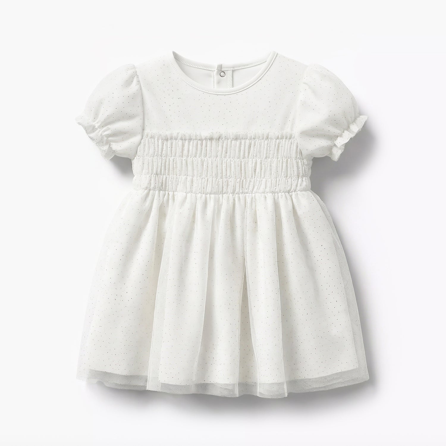 Giggles Round Neck Short Sleeves A-line Dress with Headband