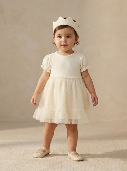 Giggles Butterfly Embellished Dress and Headband Set-baby-girls-clothing-dressesandjumpsuits-image-1