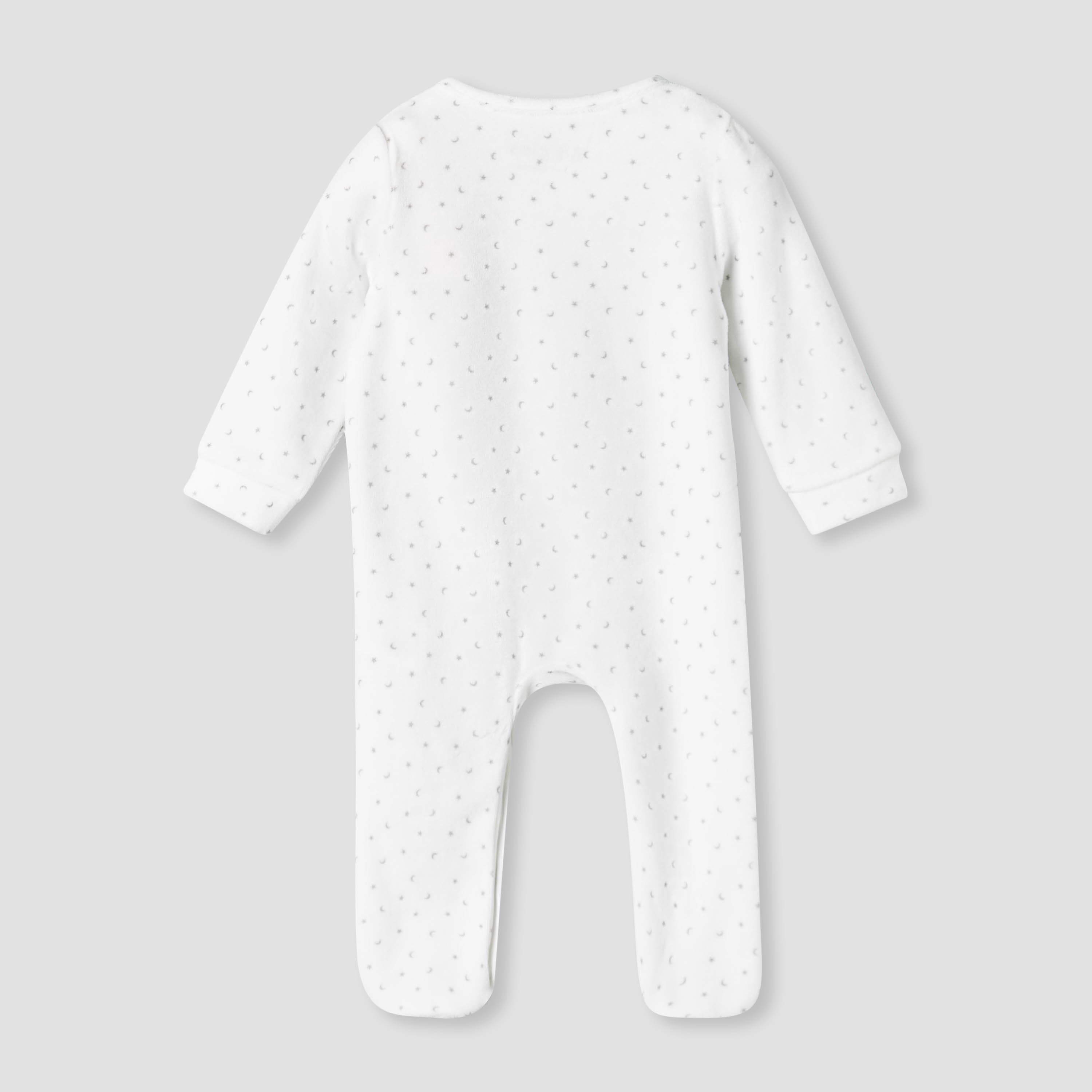 Giggles Long Sleeves Sleepsuit with Bear Applique