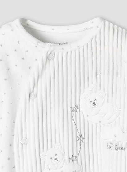 Giggles Long Sleeves Sleepsuit with Bear Applique-baby-boys-clothing-nightwear-sleepsuits-image-4