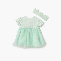 Giggles Butterfly Embellished Dress and Headband Set-undefined-image-1