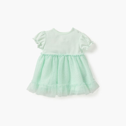 Giggles Butterfly Embellished Dress and Headband Set