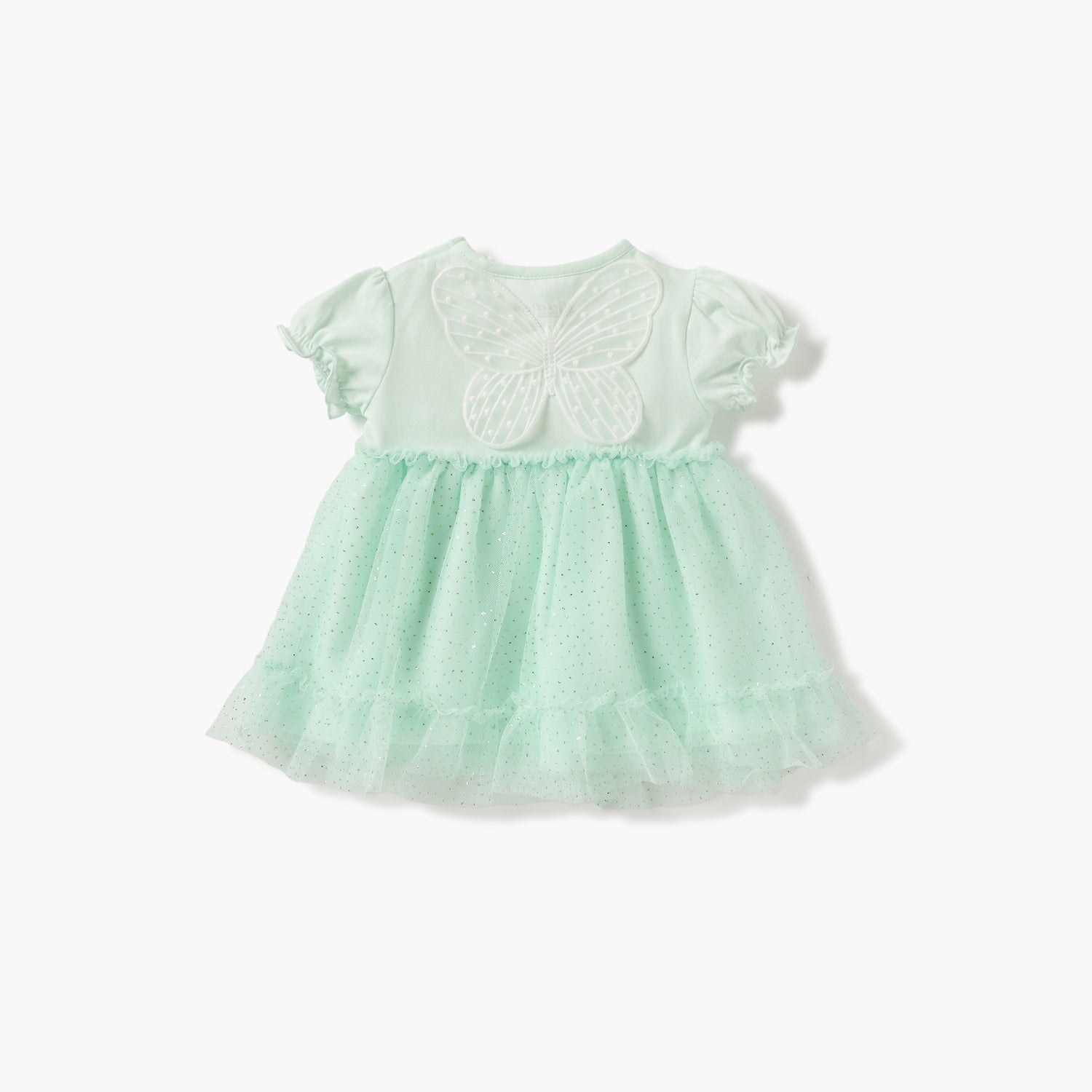 Giggles Butterfly Embellished Dress and Headband Set