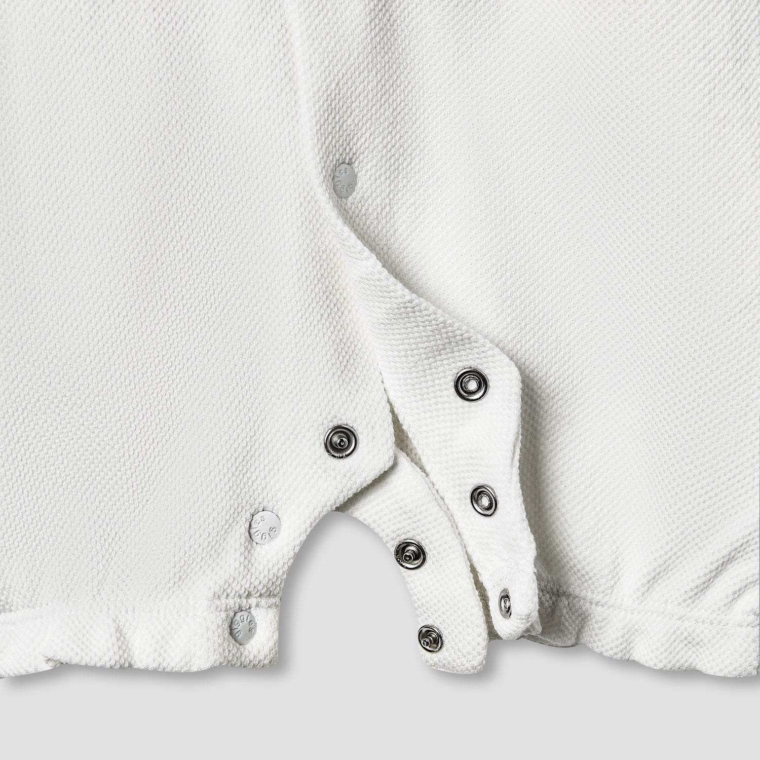 Giggles Lace Trim Collared Romper with Short Sleeves