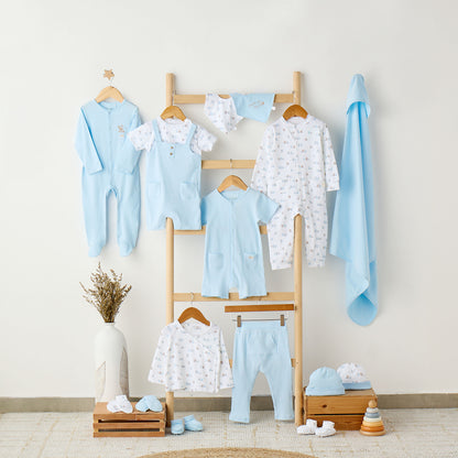 Juniors Crew Neck Short Sleeves Romper with Bunny Print