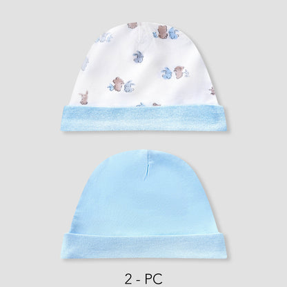 Pack of 2 Juniors Cap with Assorted Print