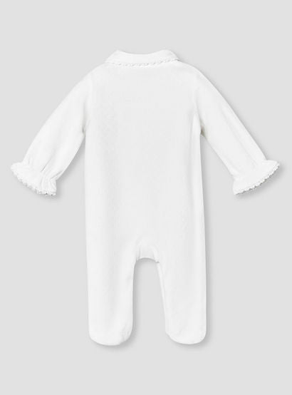 Giggles Peter Pan Collar Long Sleeves Sleepsuit with Butterfly Applique-baby-girls-clothing-nightwear-sleepsuits-image-3