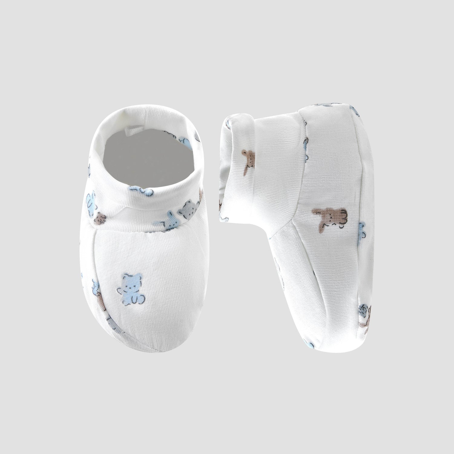 Pack of 2 Juniors Booties with Rolled Hem