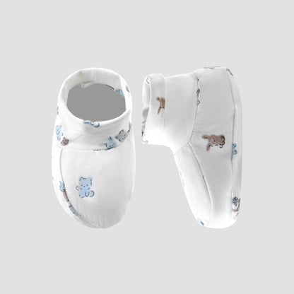 Pack of 2 Juniors Booties with Rolled Hem