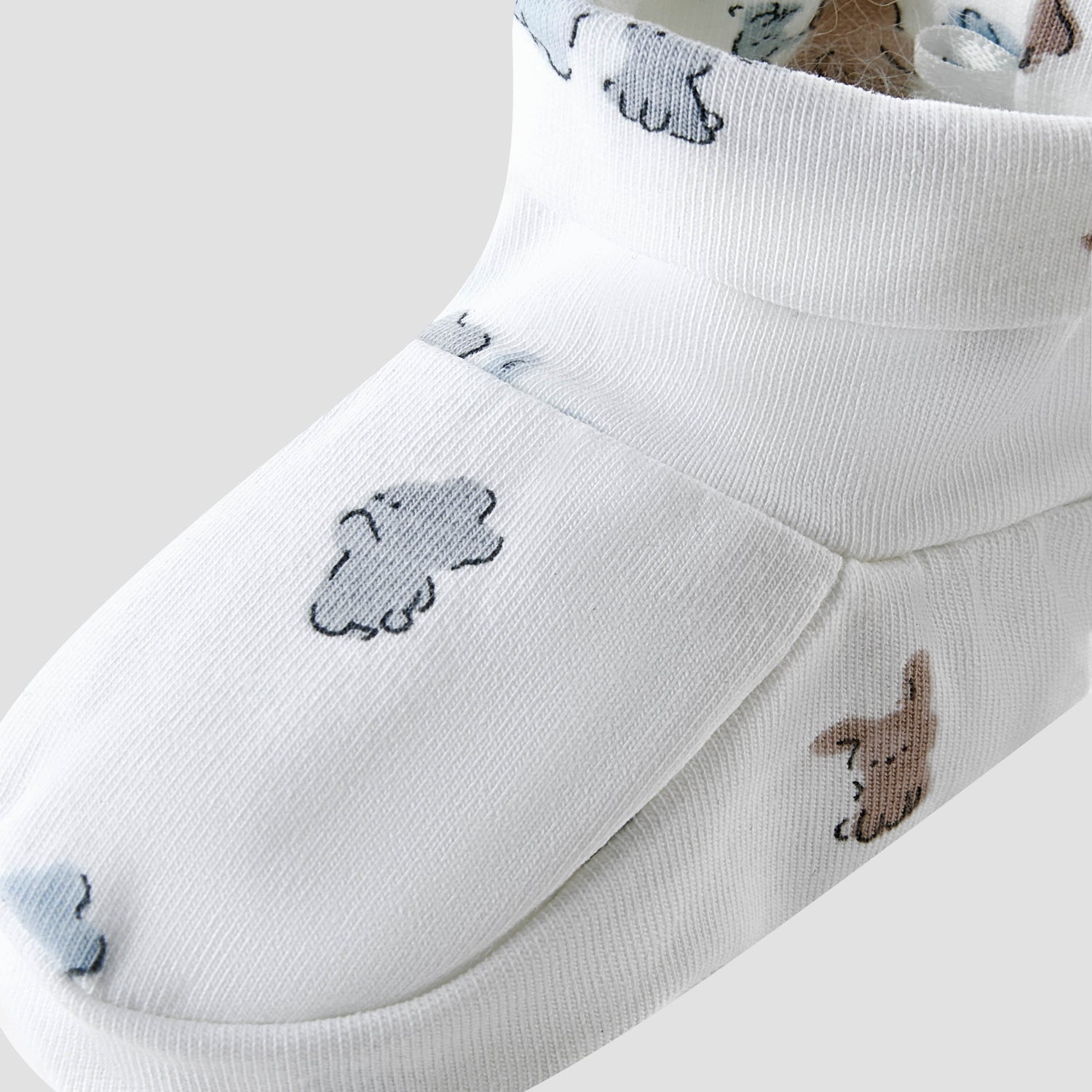 Pack of 2 Juniors Booties with Rolled Hem