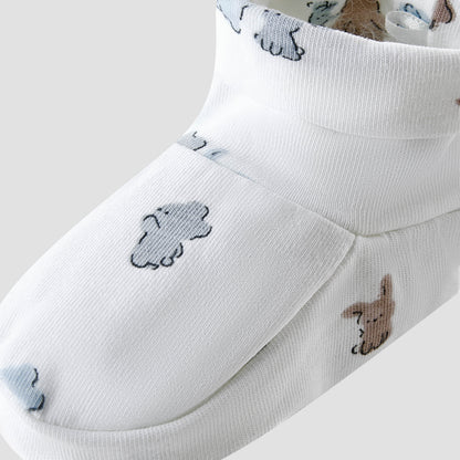Pack of 2 Juniors Booties with Rolled Hem