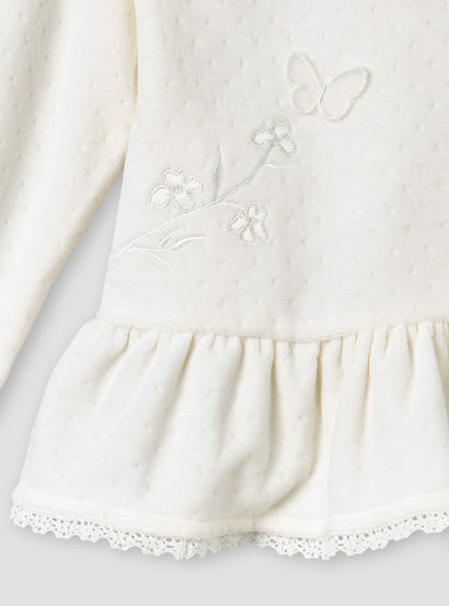 Giggles Round Neck Long Sleeve Pyjama Set with Embroidery-baby-girls-clothing-nightwear-pyjamasets-image-5